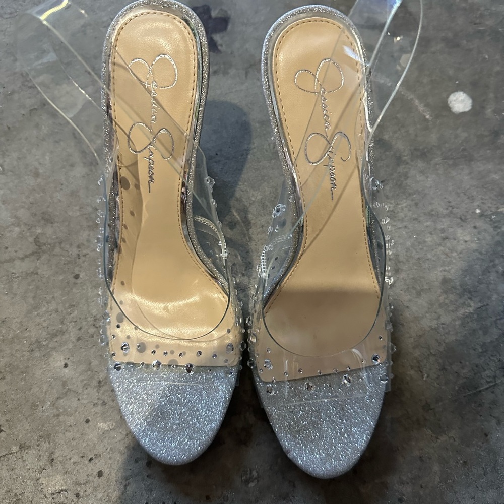 Jessica Simpson sparkly heels